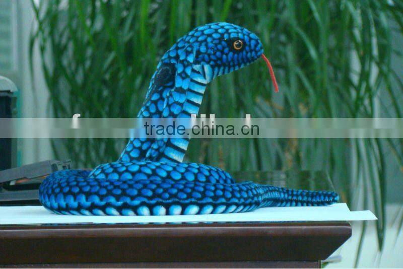 280cm lovely cotton print plush cartoon lifelike soft snake toy