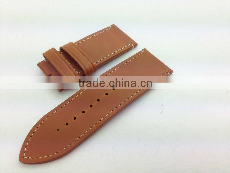 Genuine Real Leather Wide 28mm Watch Strap