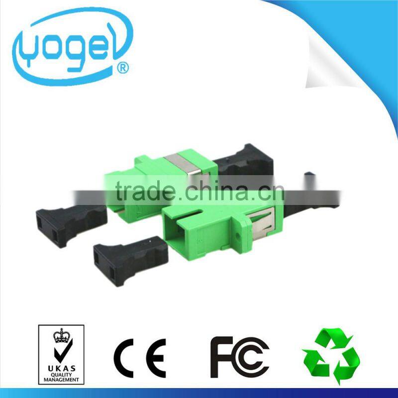 High-quality low-loss metal FTTH APC SC fiber optic adapter