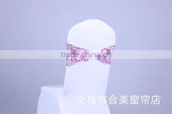 lace chair sash elastic ruffle chair sash cheap spandex chair sashes