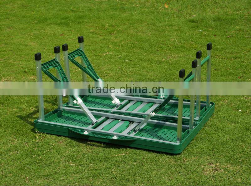 Camping plastic folding table outdoor plastic table