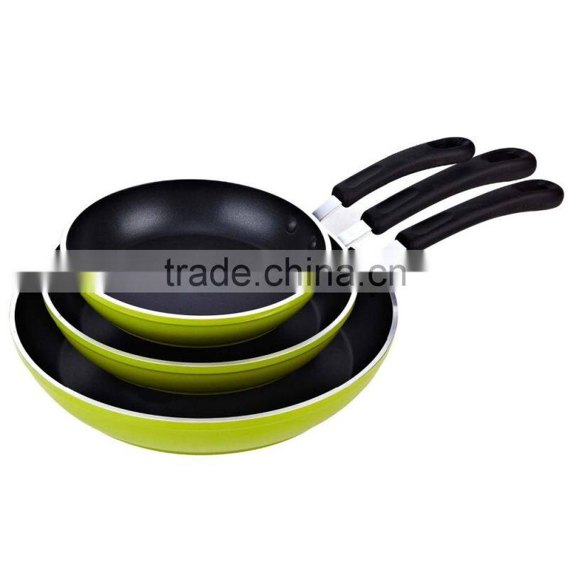 Aluminum Nonstick Pressed/ Forged Ceramic Coating Deep Fry Pan Puncake Pan Pizza Pan Cake Pan