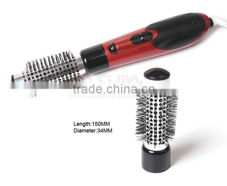 Plastic Bristle Multi-functional Magic Hot Air Styler Roller Brush Pro Salon Hair Dryer Comb And Hair Straightener Factory