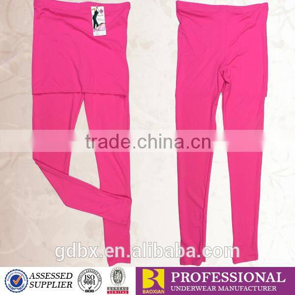 Colorful girls leggings with skirt