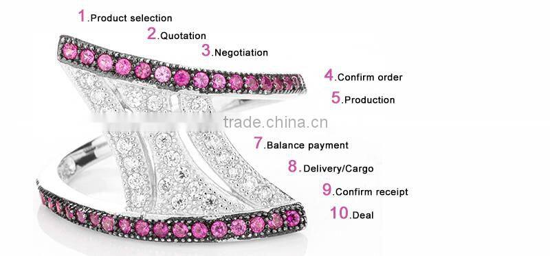 Blue Sapphire Long Chain Earrings Wholesale