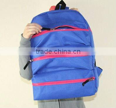 2013 new Korean version Nylon backpacks schoolbag
