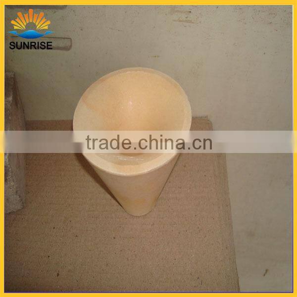 refractory zirconia nozzle for steel furnace