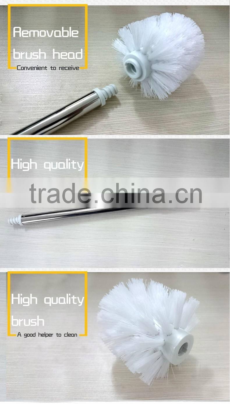Stainless Steel Toilet Bowl Brush Head With Holder