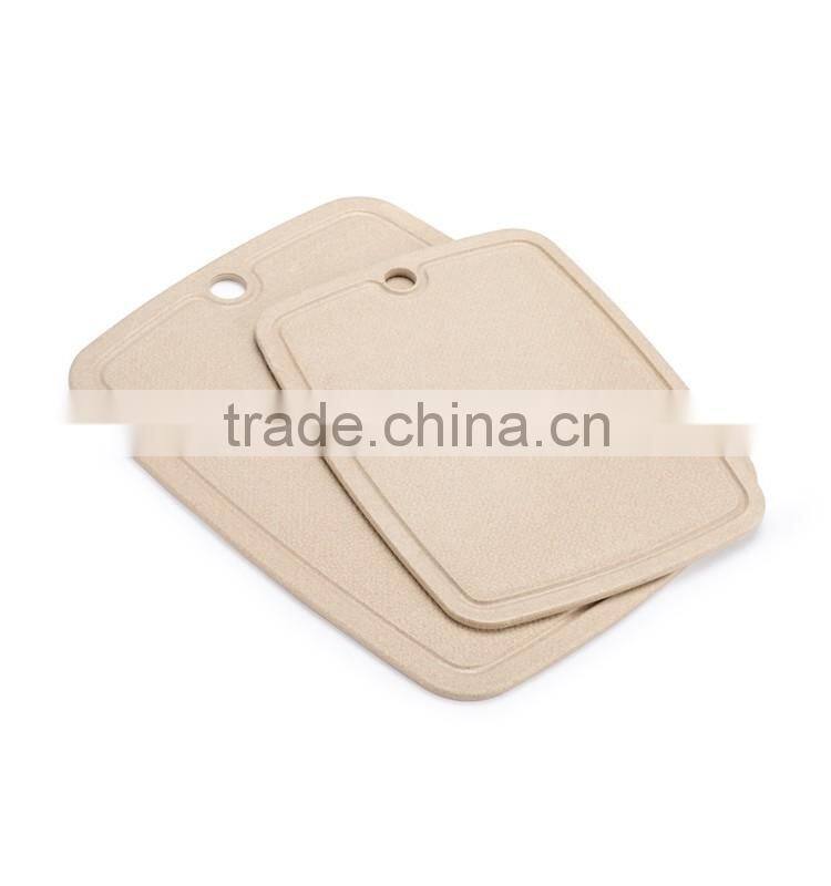 2016 hot selling natural bamboo fiber cutting board set