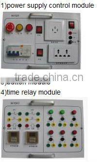 Hydraulic trainer,pneumatic trainer,XK-QDYY1A PLC control double side hydraulic and pneumatic transmission equipment