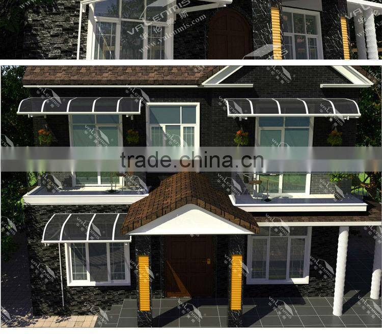 Easy to assemble outdoor caravan french window awning