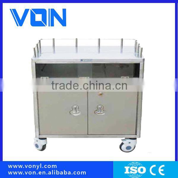 FC-24 Stainless steel anesthesia trolley