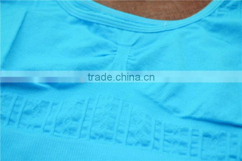 Hot ladies sports tank top seamless underwear