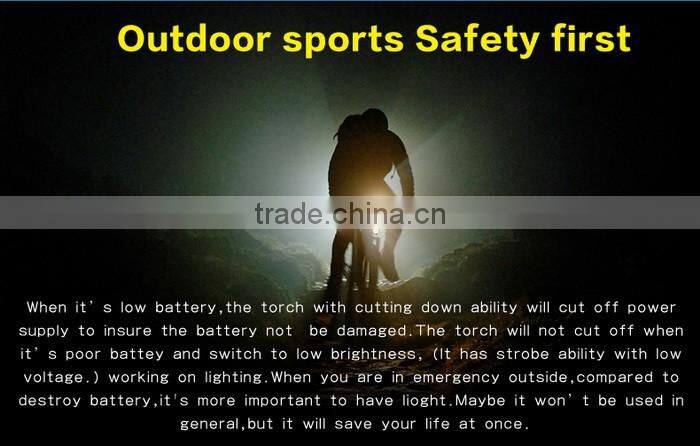 high brightness 10w waterproof led flashlight