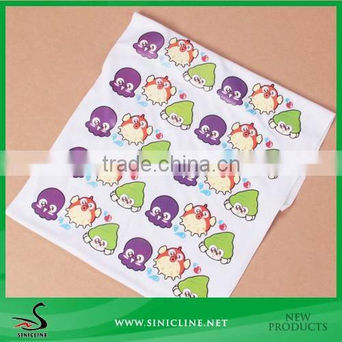 Sinicline Colorful Cute Animal Heat Transfer Label for Kids T-shirts