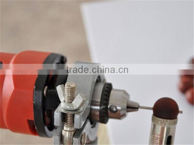 Thin wall diamond drill bit for glass drilling round shank