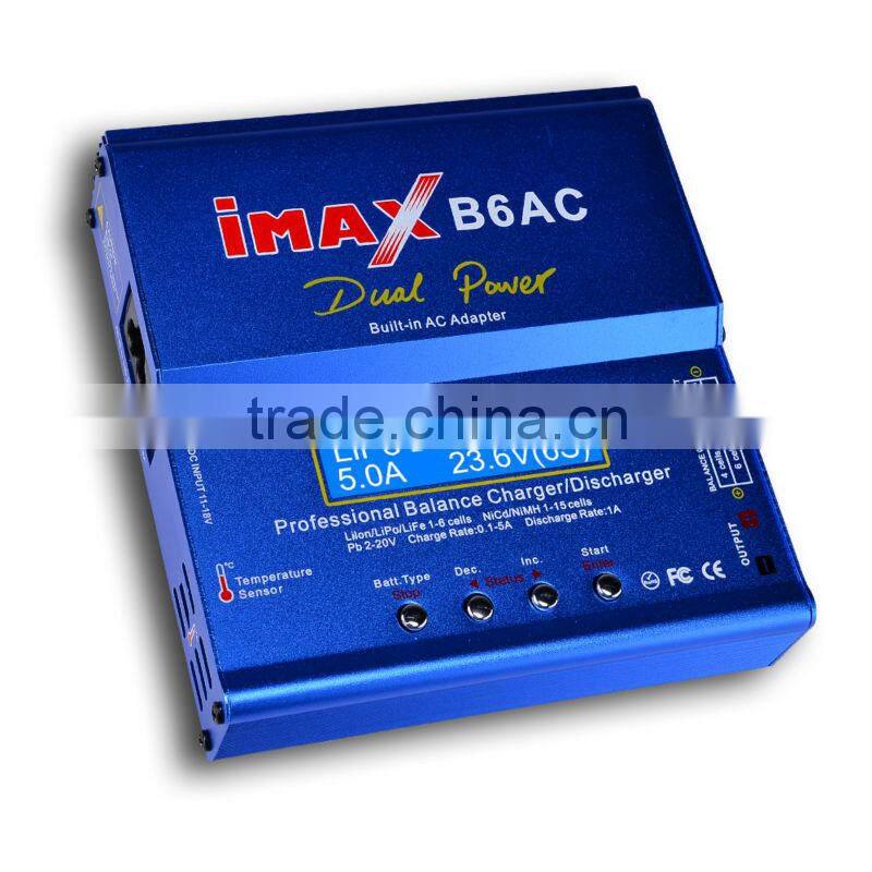3S RC Lipo Nimh Nicd Digital Discharger DC AC iMAX B6AC Balance Battery Charger