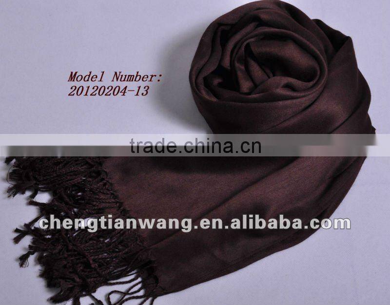 100% viscose woven scarf fashion variety color 100% viscose woven scarf