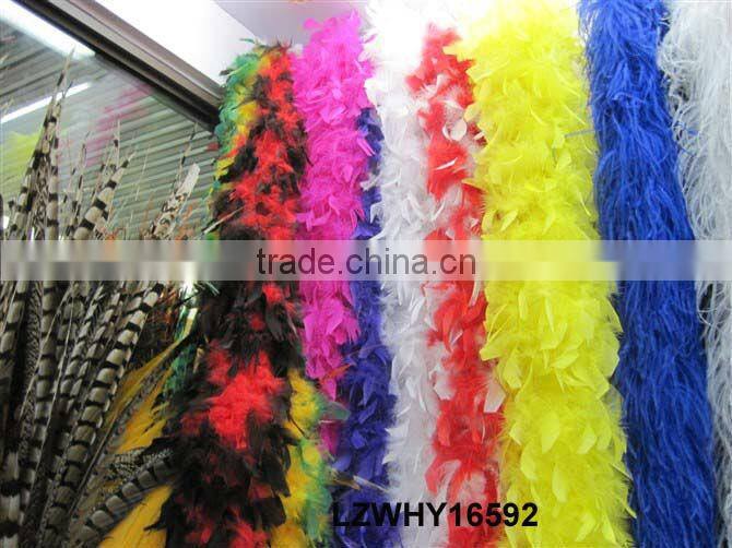 Fluffy turkey feather chandelle boa LZYJ41
