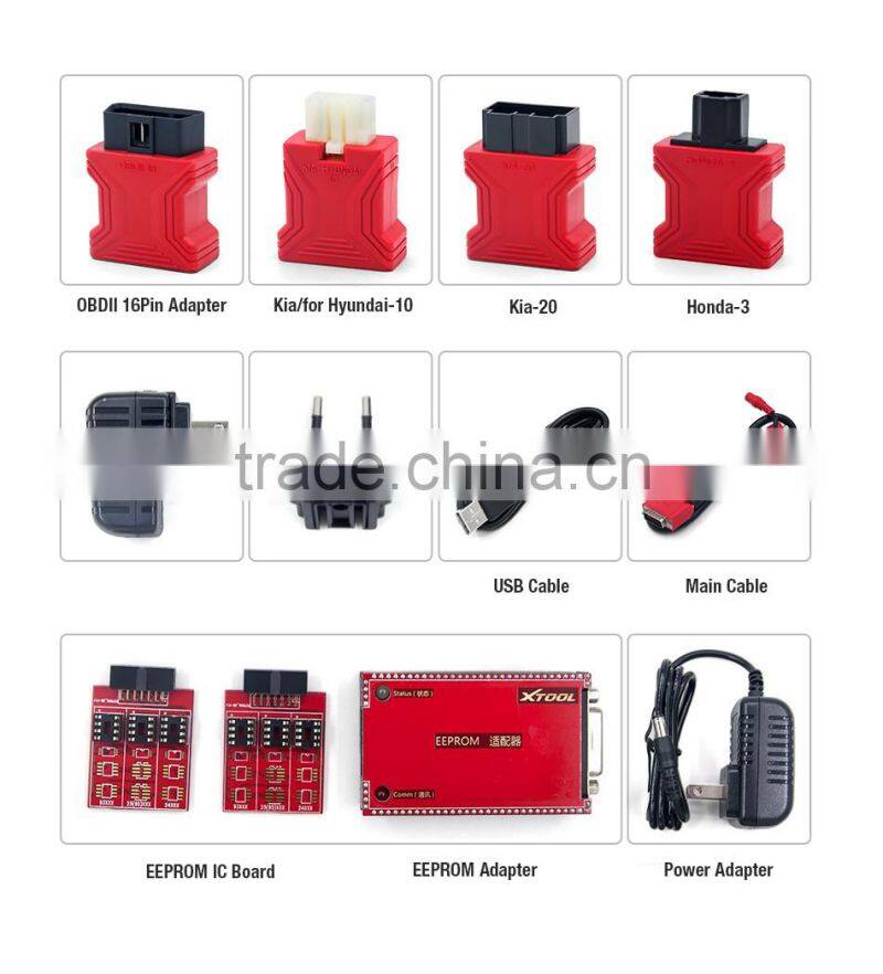 2016 New arrival XTOOL X-100 PAD Tablet Key Programmer with EEPROM Adapter X100 PRO X-100 X 100 PRO Auto Key Programmer