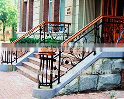 Top-selling welded cast iron handrail for stairs