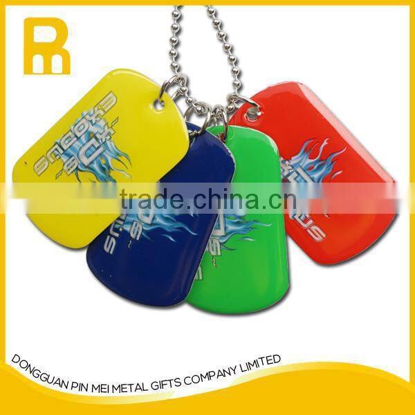 Round Custom LOGO Anodized aluminum QR code laser dog tags/pet ID tags