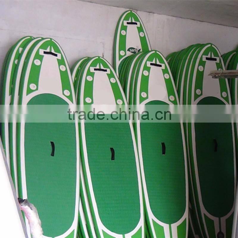green colour stand up paddlesurf