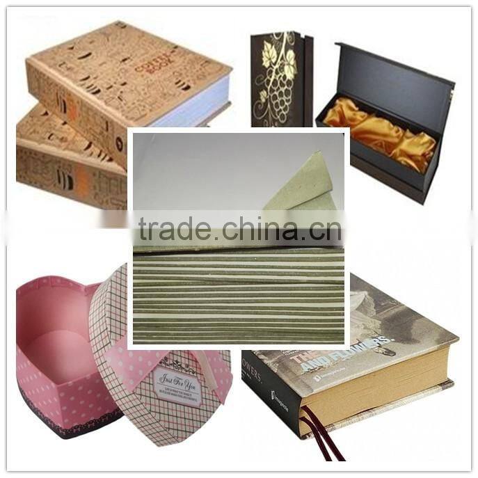Notebook cover and wine box special paper sponge coated grey board