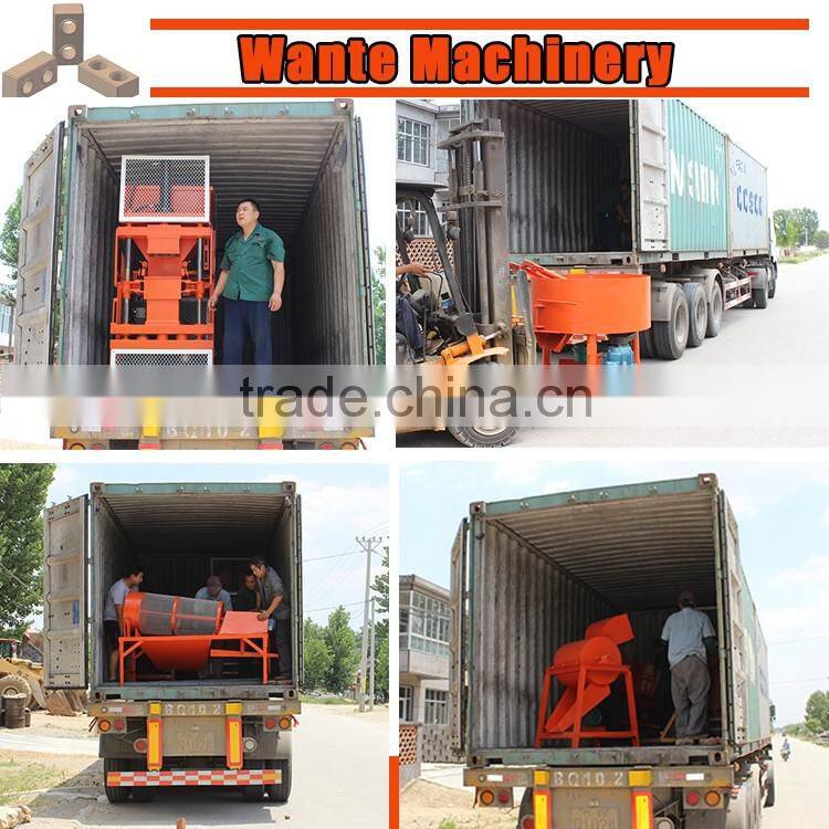 WT1-10 chinese press mud brick manual machine