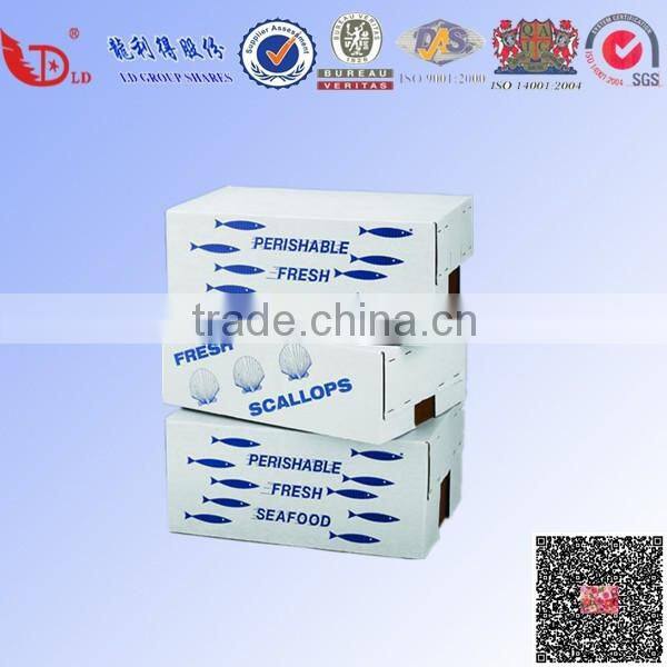 Corrugated Carton Box For Seafood Shipping