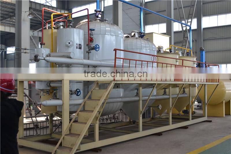 Dependable performance sunflower seeds oil refining machine