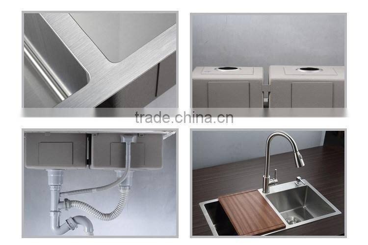 Rectangular 4mm Thickness Board Single Bowl Sink kitchen accessories