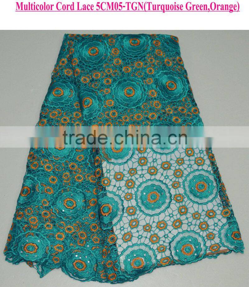 High-end african fabric lace mesh lace fabric for dress on sale