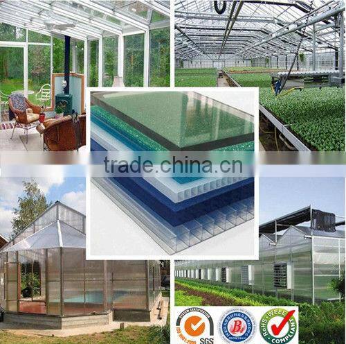 Greenhouse Polycarbonate Hollow Sheet for sale