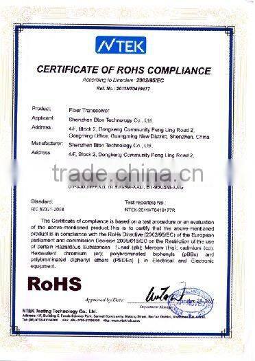 RS232 Optic Fiber Video Transmitter/Receiver