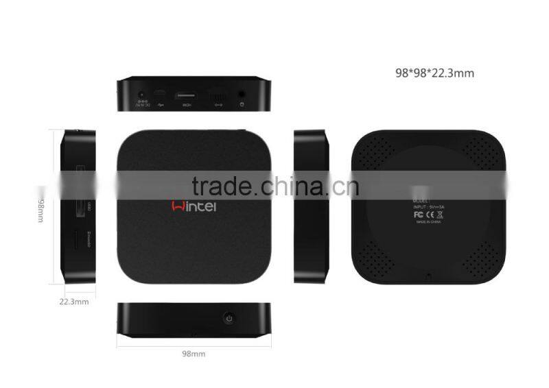 EW01 Windows8.1 Android 4.4 Intel Bay Trail-T CR Atom Intel 2GB DDR3 Stream TV Box