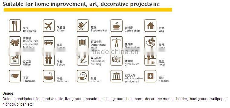 cooper metal strip mix marble stone kitchen wall mosaic tile