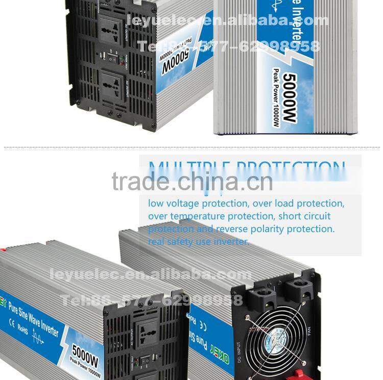 18 months warranty 5000w solar series 12v 24v 48v pure sine wave power inverter
