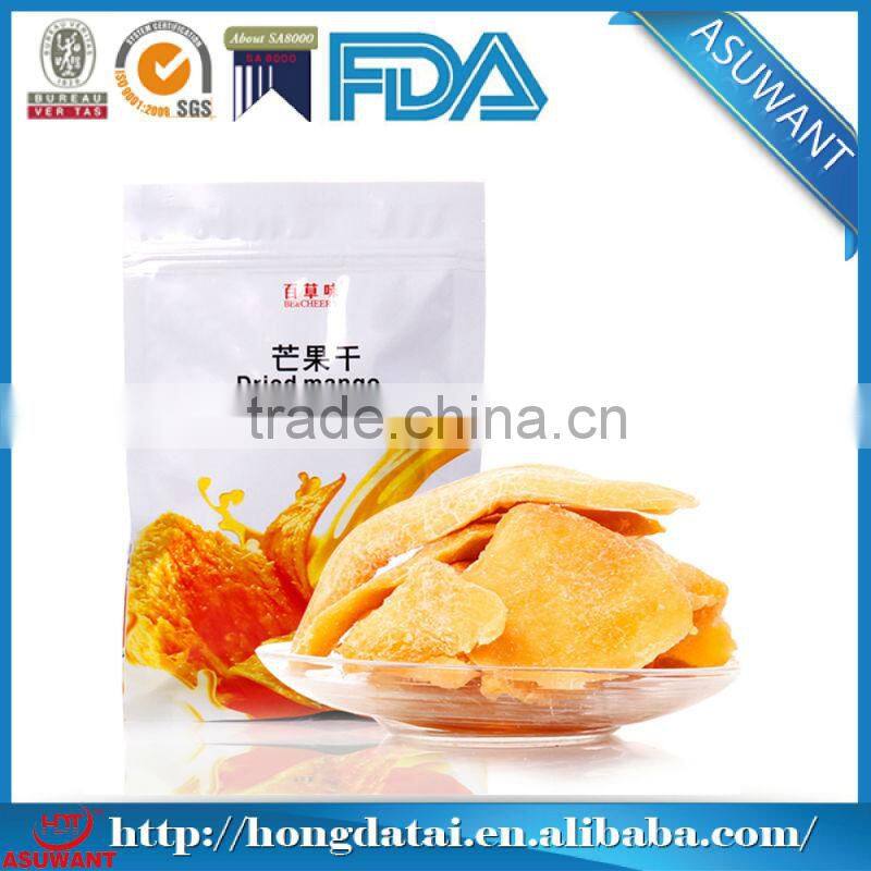 matte Stand up plastic dried fruit package bag for Dry Mango