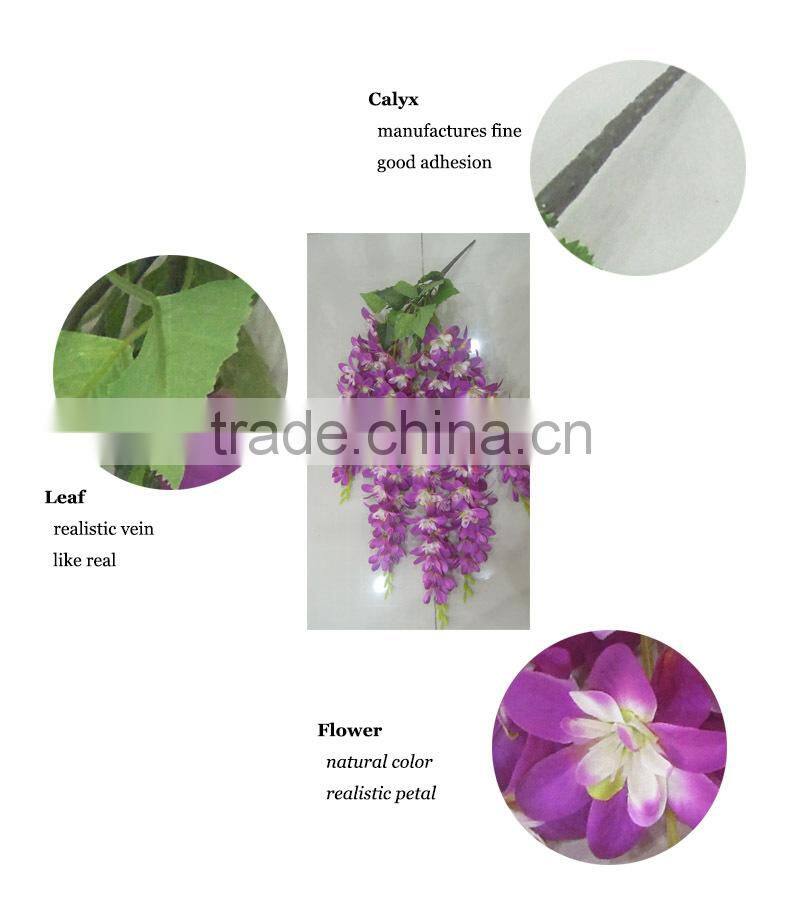 artificial wisteria flower wholesale table centerpiece