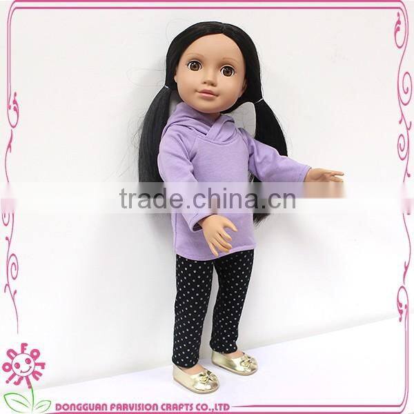 18 inch doll clothes with matching girl clothes, PVC doll clothes