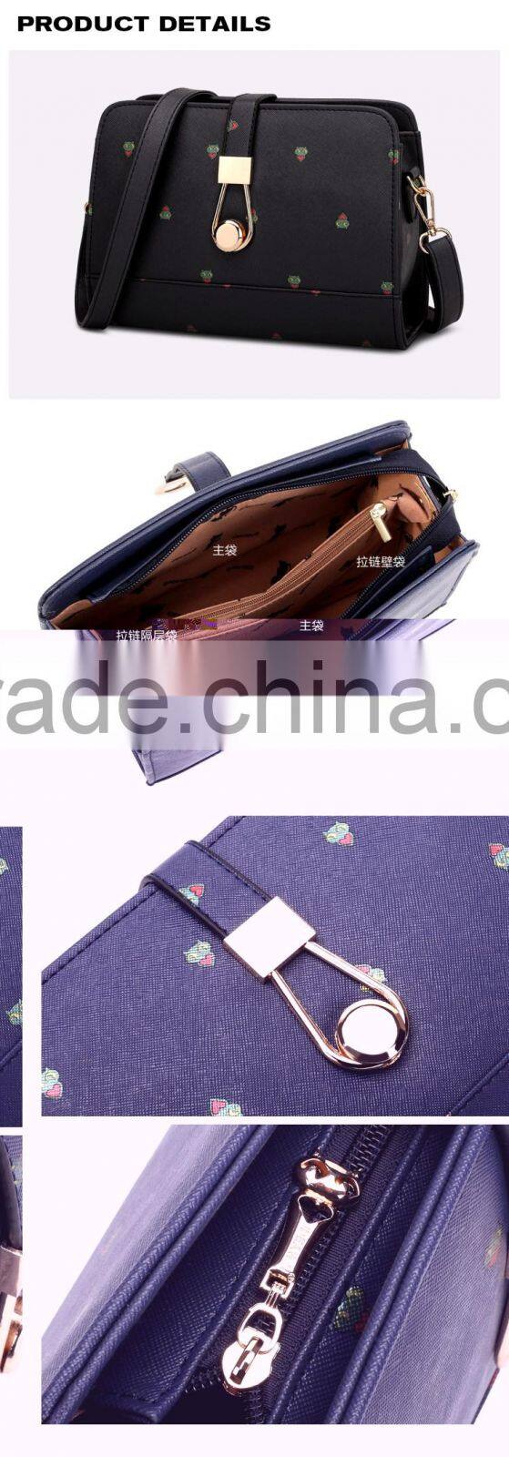 Reliable Quality Blue PU Shoulder Bag for men