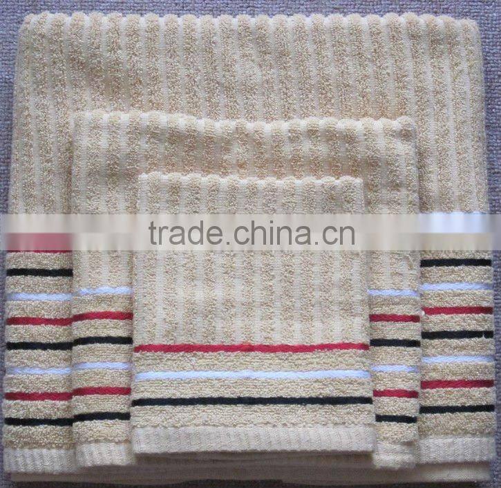 Bamboo+Cotton Dobby Solid Towel