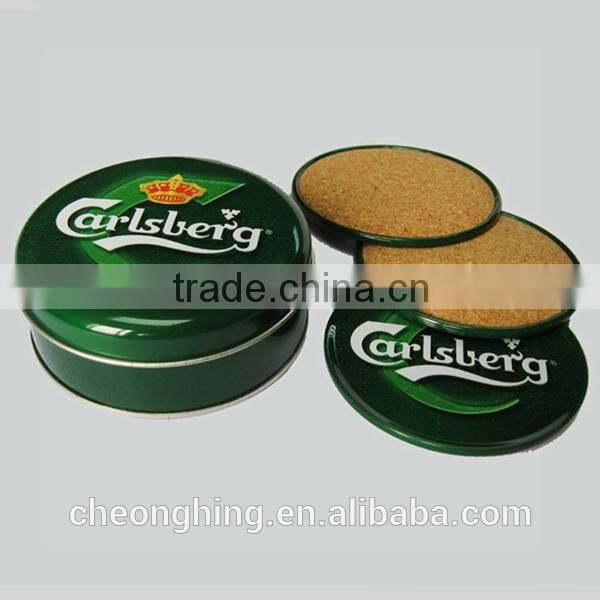 Round shape tin tray