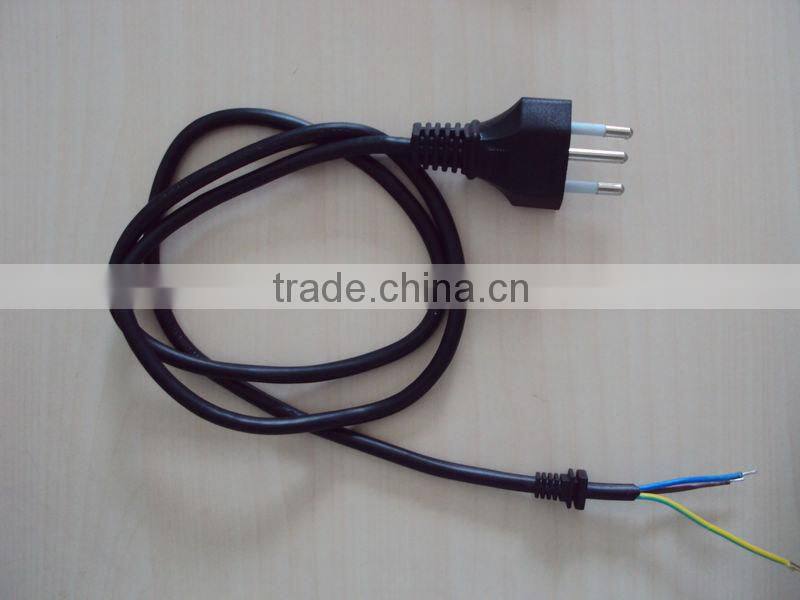 Frankever 3 pins brazil standard power cord electrical plug