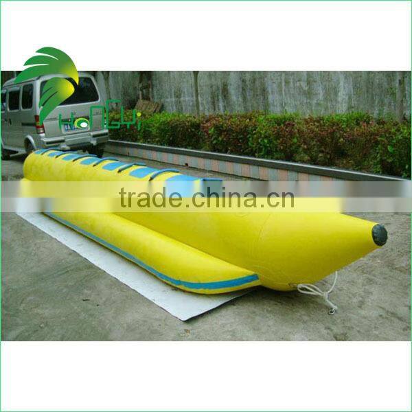 Gunagzhou Hongyi Big Discoutn On Sale PVC Inflatable Banana Boat