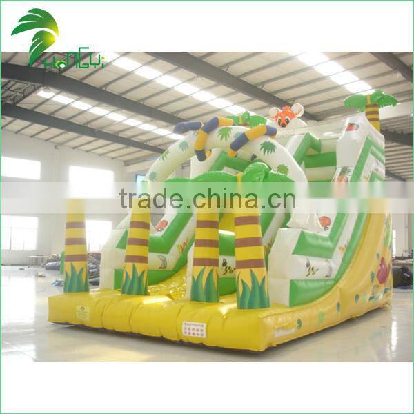 commercial grade inflatable water slide , inflatable cartoon kids slide