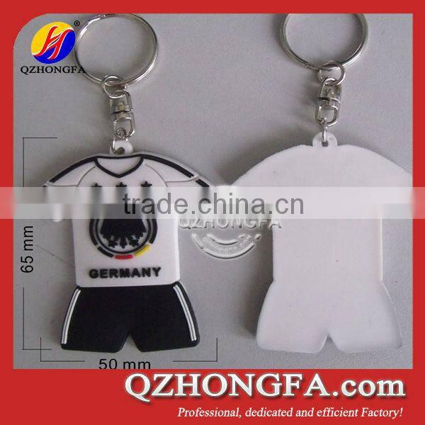2014 Brazil World Cup Brazil T-shirt 3D PVC Key Ring