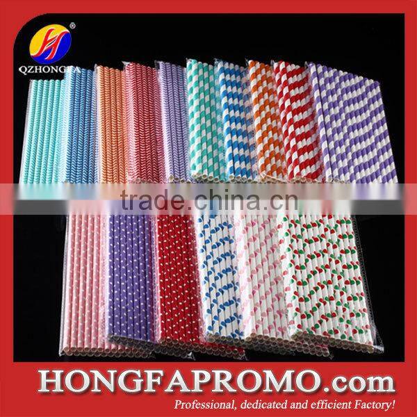 High Quality Funny Paper Drinking Straw with Logo Printing