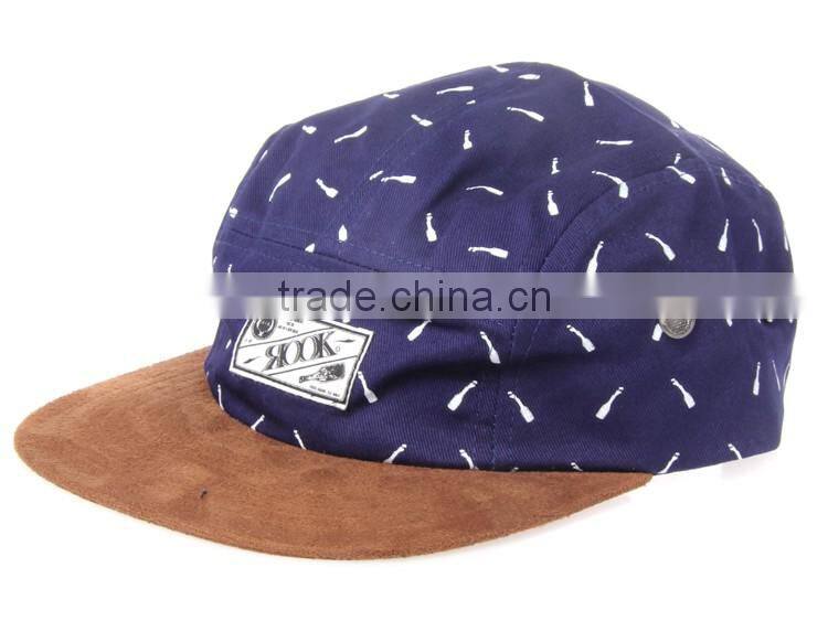 hot sell 5panel camper prinitng camper hats